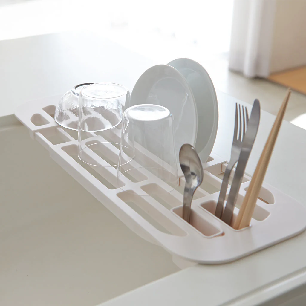 Yamazaki Tower Sink Drainer Rack White