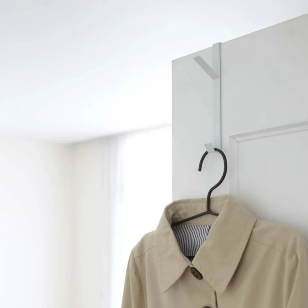 Yamazaki Smart Over The Door Hook Hanger White - Image 2