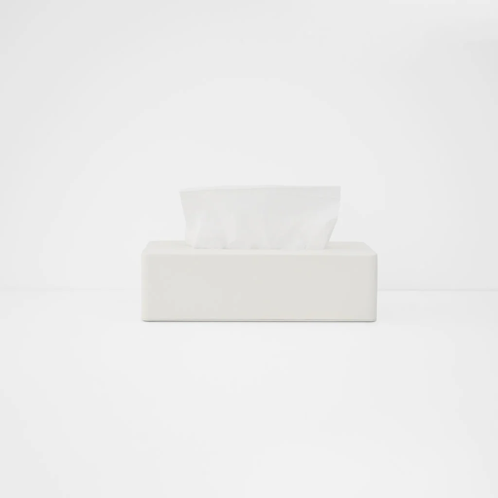 Yamazaki Tower Tissue Box Cover White - Image 7