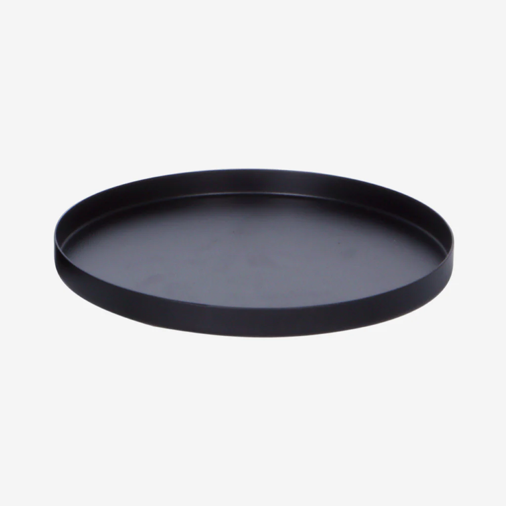 Zakkia Metal Round Tray Black Set - Image 3