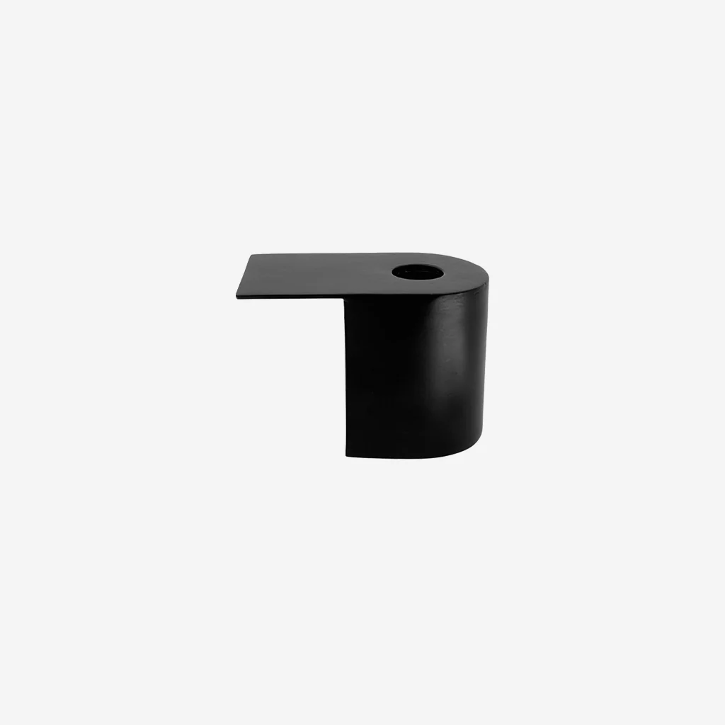 Zakkia Pit Candle Holder Black
