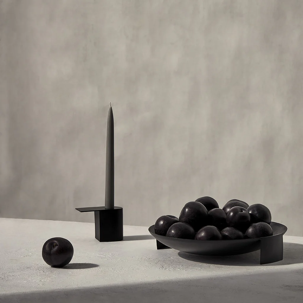 Zakkia Pit Candle Holder Black - Image 2