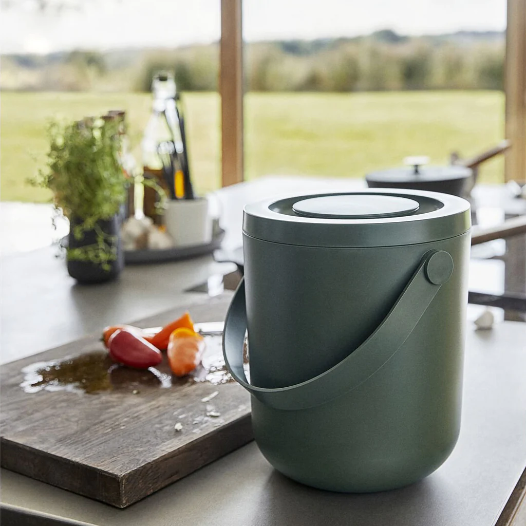 Zone Denmark Circular Bio Waste Bin 3L Black - Image 2