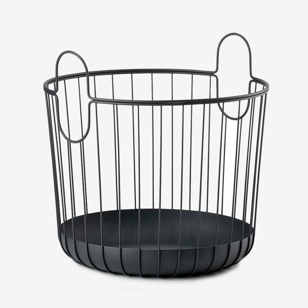 Zone Denmark Inu Round Metal Basket Black Medium - Image 7