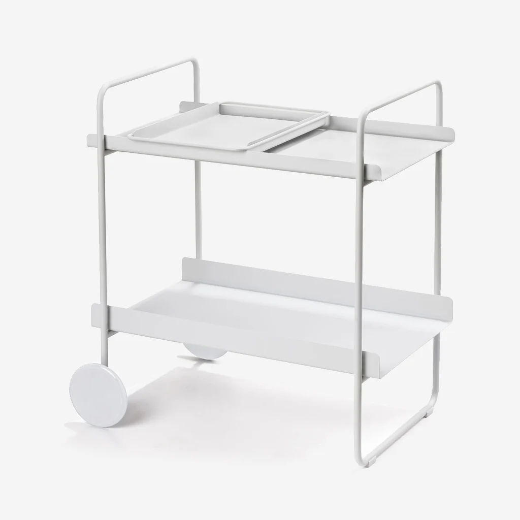 Zone Denmark Rocks Bar Trolley Soft Grey - Image 5