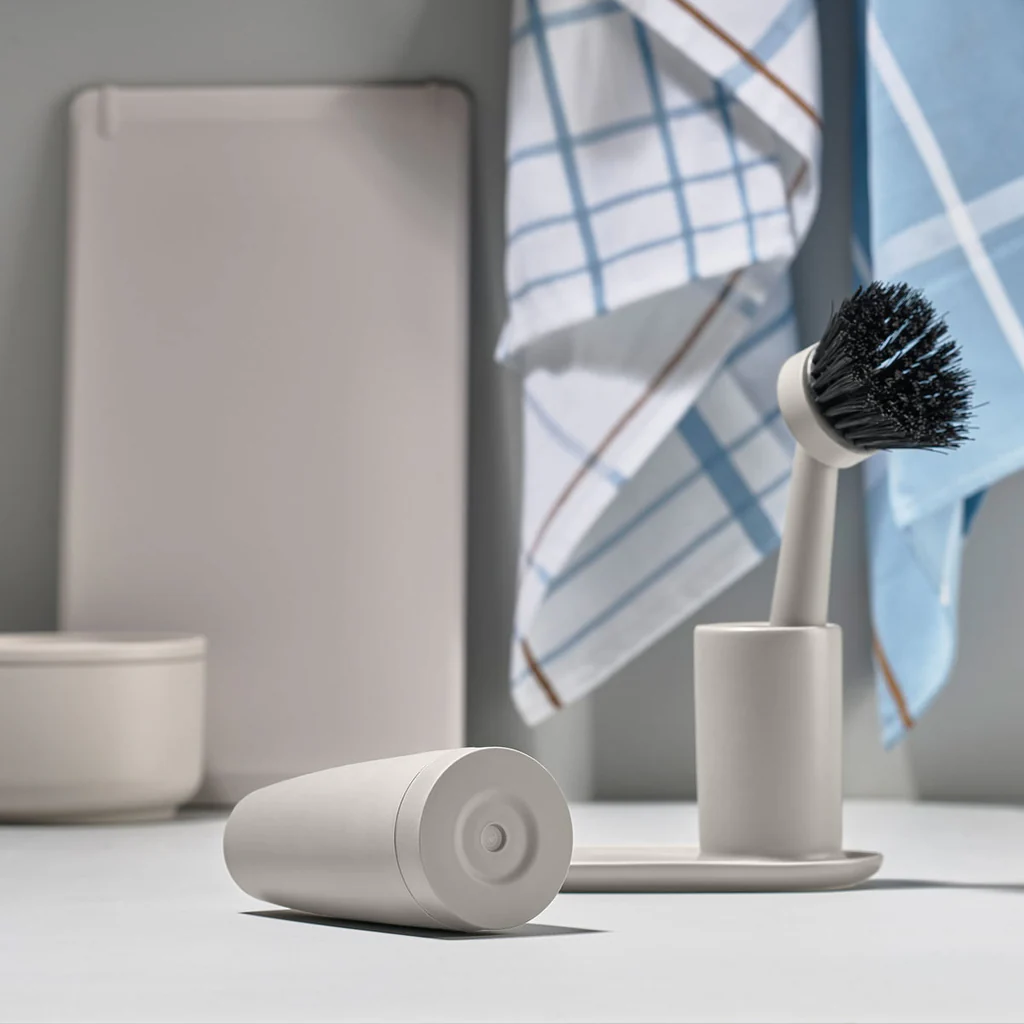 Zone Denmark Singles Dishwashing Set Warm Grey - Image 4