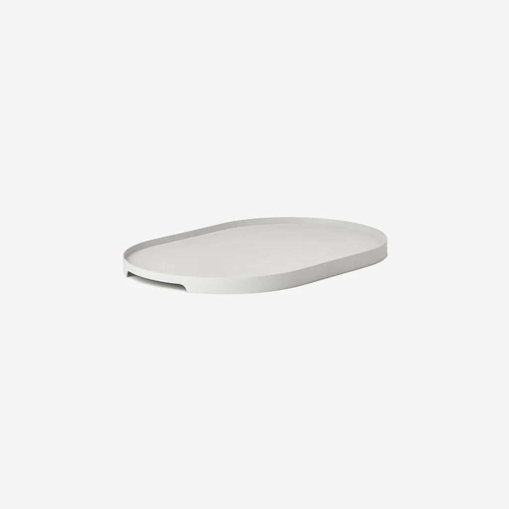 Zone Denmark Singles Oval Tray Warm Grey Large