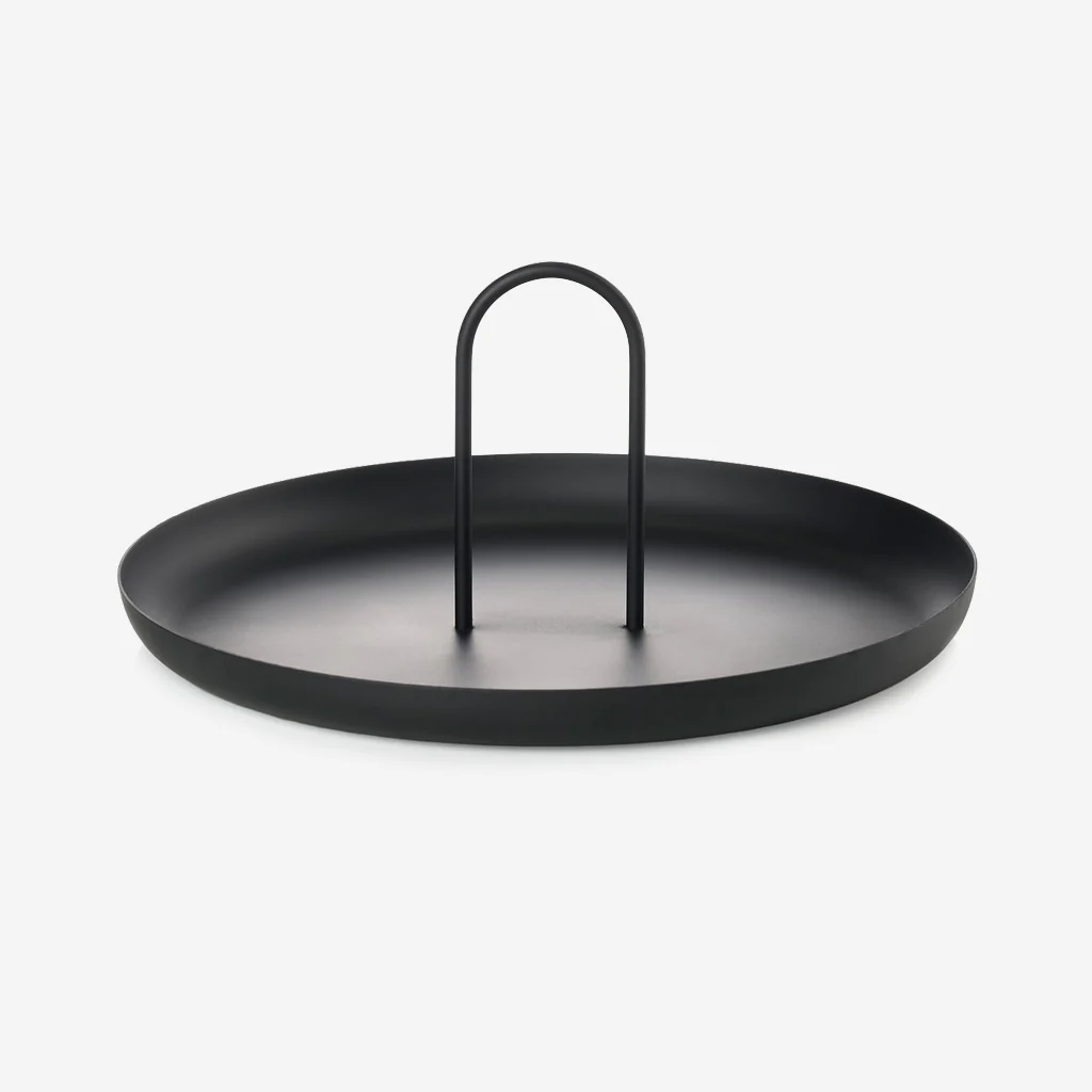 Zone Denmark Singles Round Handle Tray Black - Image 2