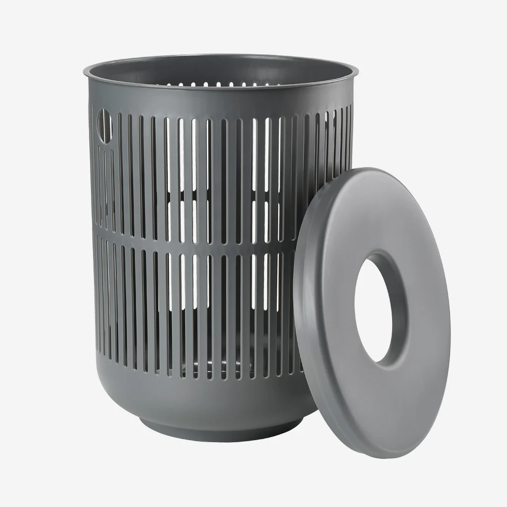 Zone Denmark Ume Laundry Basket Grey Large - Image 2