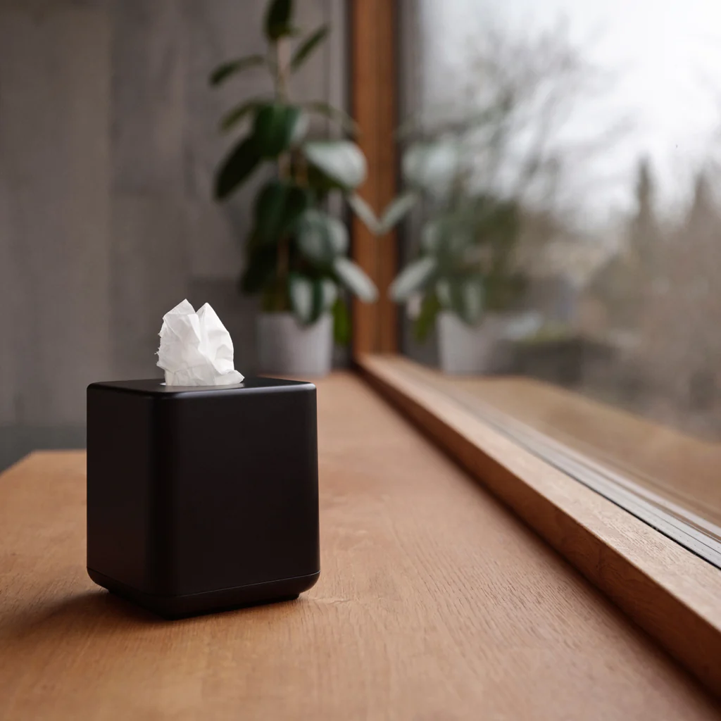 Zone Denmark Ume Tissue Box Square Black - Image 2