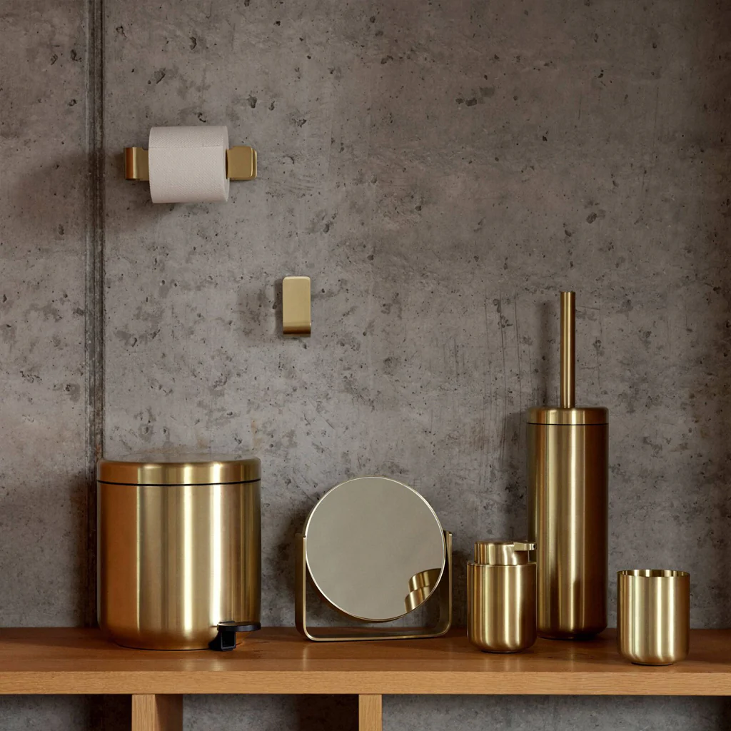 Zone Denmark Ume Toothbrush Tumbler Brass - Image 3