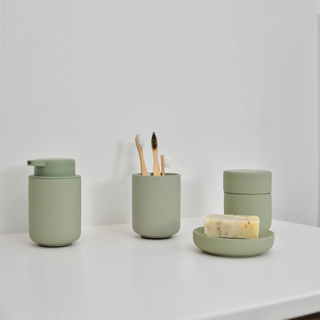 Zone Denmark Ume Toothbrush Tumbler Eucalyptus Green - Image 2