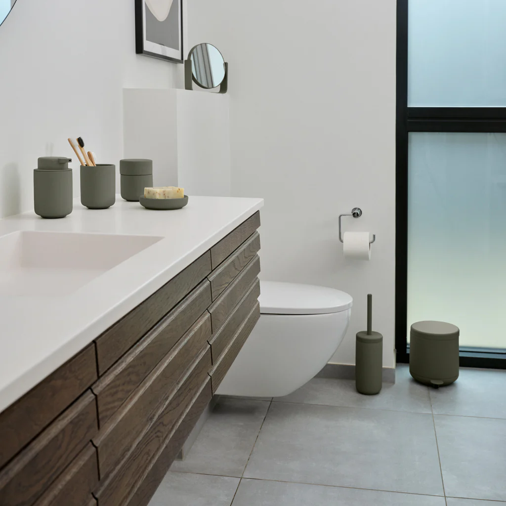 Zone Denmark Ume Toothbrush Tumbler Olive Green - Image 3
