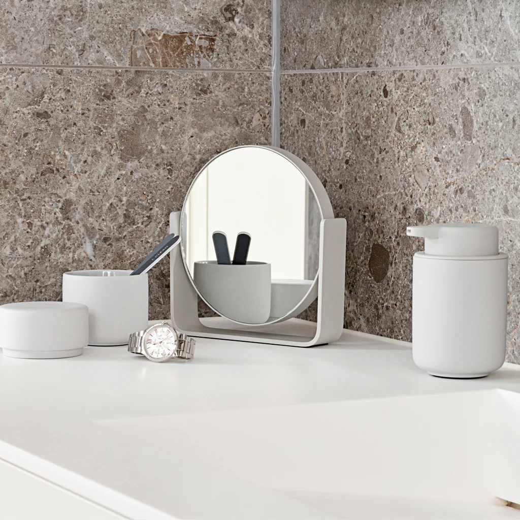 Zone Denmark Ume Toothbrush Tumbler Soft Grey - Image 3
