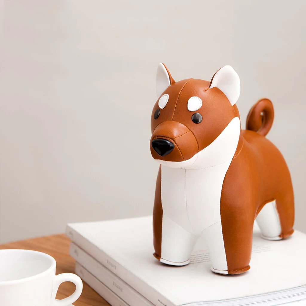 Zuny Bookend Classic Shiba Inu Tan - Image 2